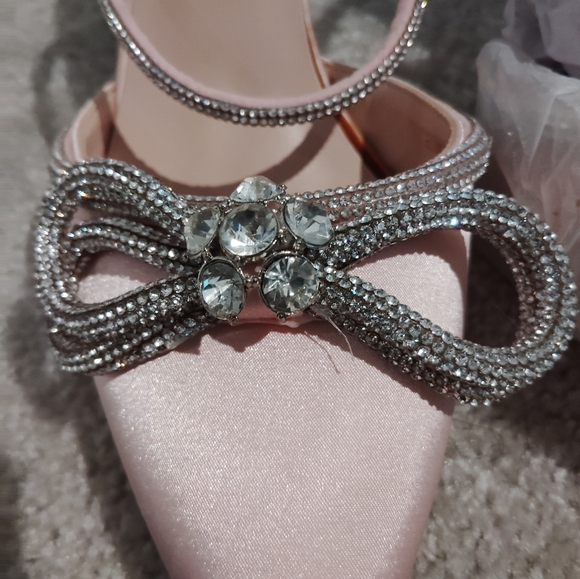 NEW AZALEA WANG EVIE PINK STILETTO HEELS - Picture 3 of 3